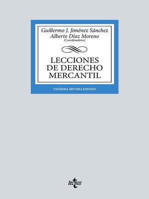 cover image of Lecciones de Derecho Mercantil